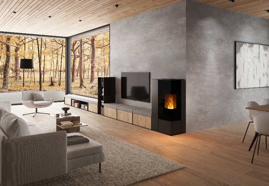 Conception des poêles RIKA, un design intemporel et élégant