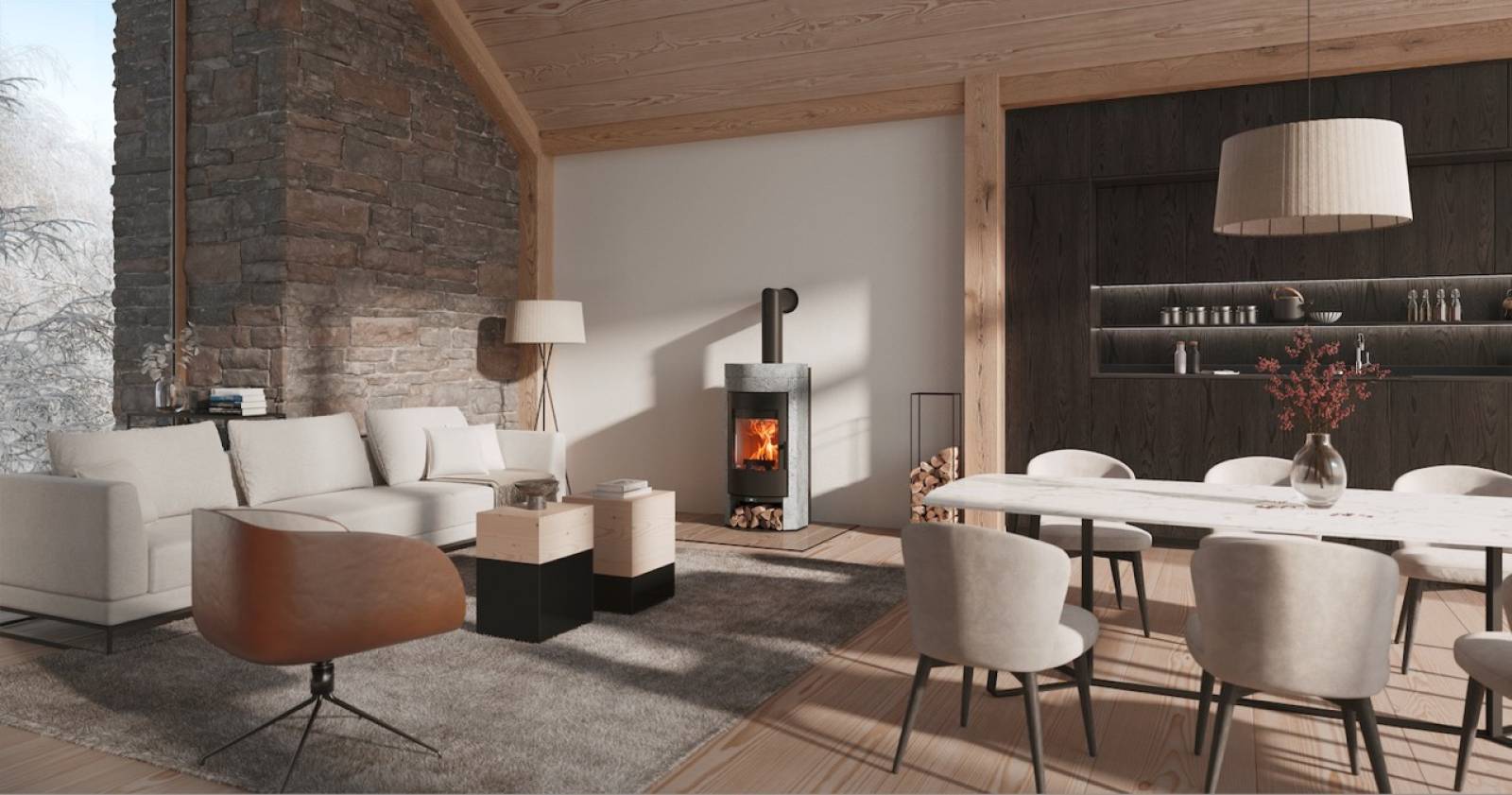 Conception des poêles RIKA, un design intemporel et élégant