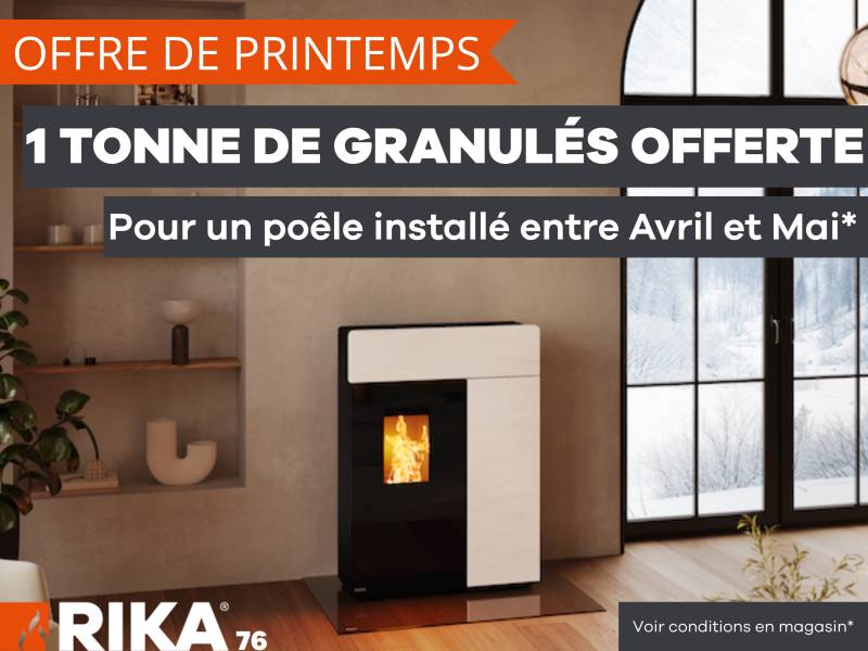 1 Tonne de granulés OFFERTE
